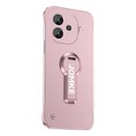 For vivo Y200 GT Baking Varnish 360 Rotate Holder No Frame PC Phone Case(Pink)