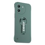 For vivo Y200i Baking Varnish 360 Rotate Holder No Frame PC Phone Case(Green)