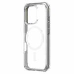 For iPhone 16 Pro Max ZGA Colorful Airbag Magsafe PC Hybrid TPU Phone Case(Grey)