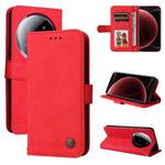 For Xiaomi 15 Ultra Skin Feel Life Tree Metal Button Leather Phone Case(Red)