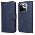For Xiaomi 15 Pro Classic Calf Texture Flip Leather Phone Case(Blue)