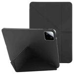 For Xiaomi Pad 7 / 7 Pro Deformation Silicone Leather Tablet Case(Black)