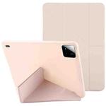 For Xiaomi Pad 7 / 7 Pro Deformation Silicone Leather Tablet Case(Rose Gold)