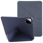 For Xiaomi Pad 7 / 7 Pro Deformation Silicone Leather Tablet Case(Dark Blue)