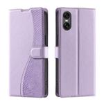 For Sony Xperia 5 VI Voltage Ultra-thin Dot Leather Phone Case(Purple)