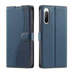 For Sony Xperia 10 V Voltage Ultra-thin Dot Leather Phone Case(Blue)