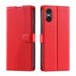 For Sony Xperia 10 VI Voltage Ultra-thin Dot Leather Phone Case(Red)