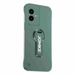 For Honor 100 Baking Varnish 360 Rotate Holder No Frame PC Phone Case(Green)