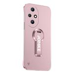 For Honor 200 Baking Varnish 360 Rotate Holder No Frame PC Phone Case(Pink)