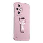 For Honor 200 Pro Baking Varnish 360 Rotate Holder No Frame PC Phone Case(Pink)