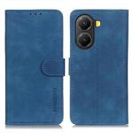 For Xiaomi Poco X7 Pro KHAZNEH Retro Texture Flip Leather Phone Case(Blue)