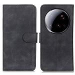 For Xiaomi 15 Ultra KHAZNEH Retro Texture Flip Leather Phone Case(Black)