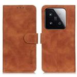 For Xiaomi 15T 5G KHAZNEH Retro Texture Flip Leather Phone Case(Brown)