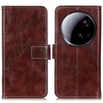 For Xiaomi 15 Ultra Retro Crazy Horse Texture Leather Phone Case(Brown)