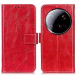 For Xiaomi 15 Ultra Retro Crazy Horse Texture Leather Phone Case(Red)
