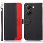 For Xiaomi Poco X7 Pro KHAZNEH Litchi Texture Leather RFID Phone Case(Black)