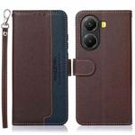 For Xiaomi Poco X7 Pro KHAZNEH Litchi Texture Leather RFID Phone Case(Brown)