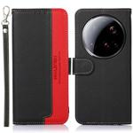 For Xiaomi 15 Ultra KHAZNEH Litchi Texture Leather RFID Phone Case(Black)