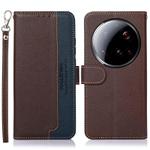 For Xiaomi 15 Ultra KHAZNEH Litchi Texture Leather RFID Phone Case(Brown)