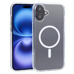 For iPhone 16 GEBEI MagSafe Magnetic Transparent Phone Case