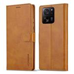 For Xiaomi 14T Pro LC.IMEEKE Calf Texture Leather Phone Case(Brown)