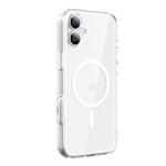 For iPhone 16 Plus TGVIS LEN Series MagSafe Magnetic Phone Case(Transparent)