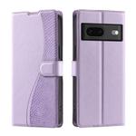 For Google Pixel 7 Voltage Ultra-thin Dot Leather Phone Case(Purple)