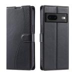 For Google Pixel 7 Voltage Ultra-thin Dot Leather Phone Case(Black)