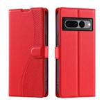 For Google Pixel 7 Pro Voltage Ultra-thin Dot Leather Phone Case(Red)