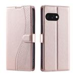 For Google Pixel 9a Voltage Ultra-thin Dot Leather Phone Case(Rose Gold)