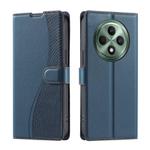 For OPPO Reno12 F 5G Global Voltage Ultra-thin Dot Leather Phone Case(Blue)