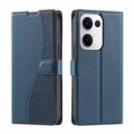 For OPPO Reno13 5G Voltage Ultra-thin Dot Leather Phone Case(Blue)