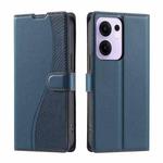 For OPPO Reno13 F 5G Global/ 4G India Voltage Ultra-thin Dot Leather Phone Case(Blue)
