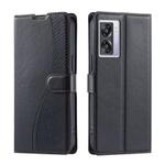 For Realme Narzo 50 5G Voltage Ultra-thin Dot Leather Phone Case(Black)