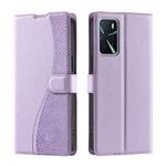 For Realme V11 5G Voltage Ultra-thin Dot Leather Phone Case(Purple)