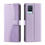 For Realme 8 4G / 8 Pro 4G Voltage Ultra-thin Dot Leather Phone Case(Purple)