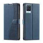 For Realme 8 4G / 8 Pro 4G Voltage Ultra-thin Dot Leather Phone Case(Blue)