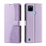 For Realme C21Y / C25Y Voltage Ultra-thin Dot Leather Phone Case(Purple)