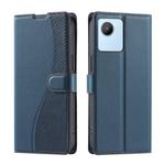 For Realme C30 4G / C30s Voltage Ultra-thin Dot Leather Phone Case(Blue)