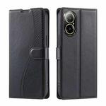 For Realme C67 Global Voltage Ultra-thin Dot Leather Phone Case(Black)