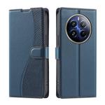 For Realme Narzo 70 Pro 5G India Voltage Ultra-thin Dot Leather Phone Case(Blue)