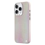 For iPhone 16 Pro Max TGVIS VIDA Series MagSafe Magnetic PU Leather Phone Case(White)