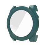 For Garmin Fenix 8 AMOLED  / 8 MIP 51mm Tempered Glass Film Integrated PC Watch Protective Case(Green)