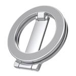 Z-shaped Double-sided Magnetic MagSafe Foldable Ring Phone Holder(Silver)