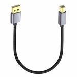 USB 2.0 A Male to B Male Square Port Printer Data Transmission Extension Cable, Length:0.3m