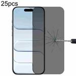 For iPhone Air 25pcs High Transparency Full Cover Anti-spy Tempered Glass Film