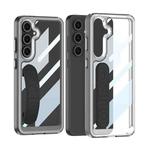 For Samsung Galaxy S24 FE 5G GKK Space Silicone Wristband Phone Case(Black)