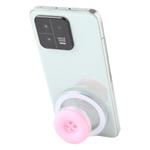 Button Magnetic Air Bag Phone Holder(Pink)