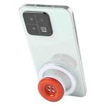 Button Magnetic Air Bag Phone Holder(Dark Red)