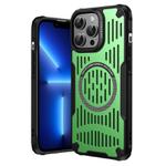 For iPhone 13 Pro Ice Front Cooling MagSafe Magnetic Phone Case(Green)